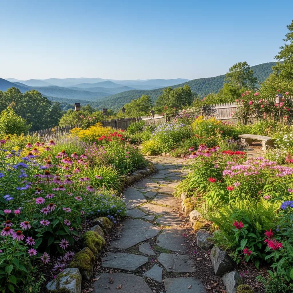 Mountain Wildflower Garden landscaping style