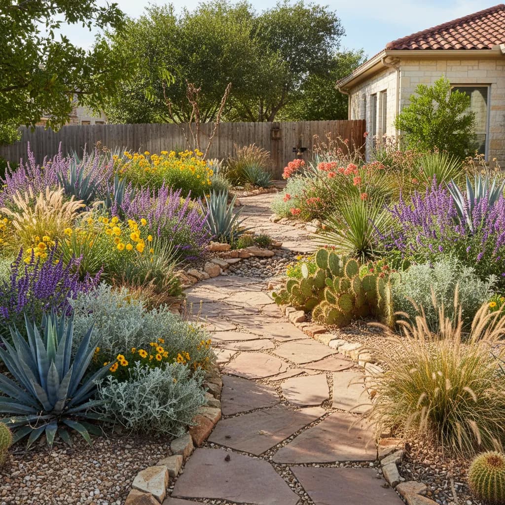 Texas Native Landscape landscaping style