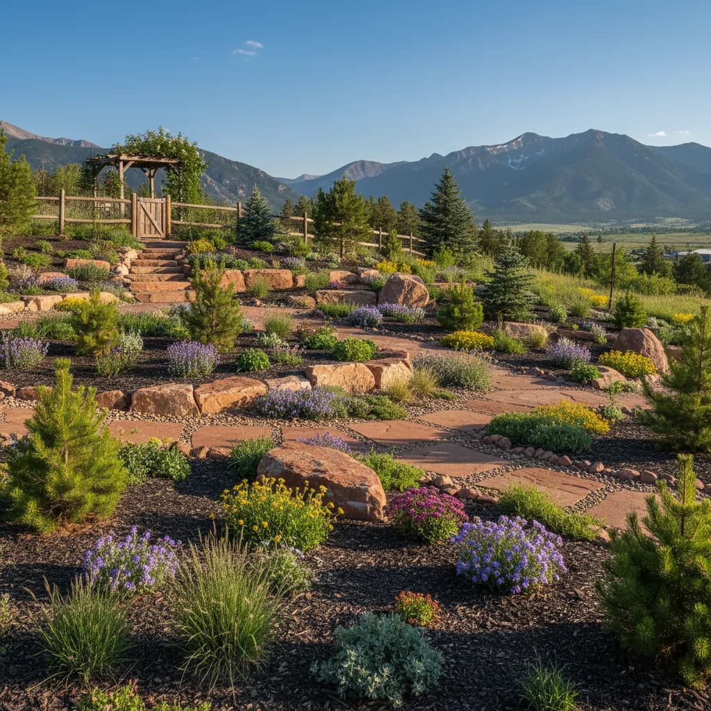 Mountain Garden landscaping style