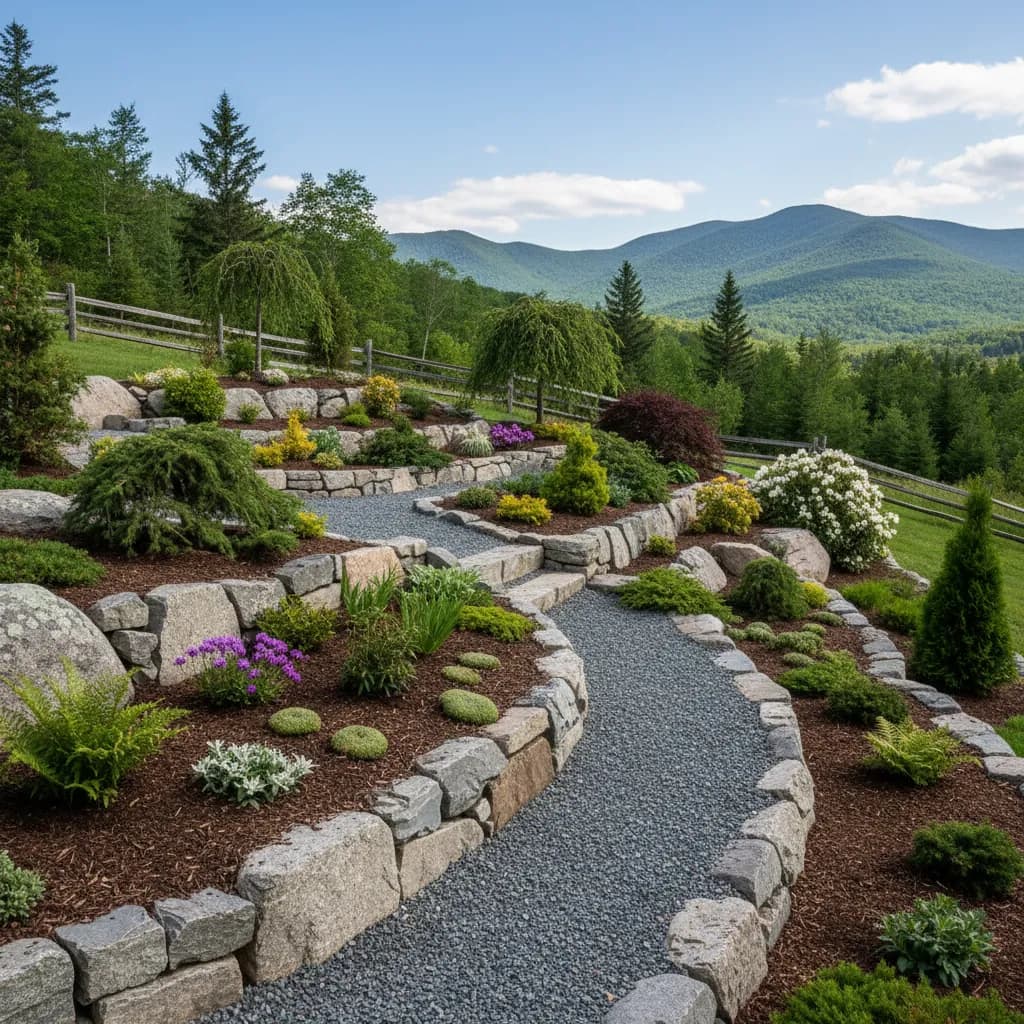 Mountain Garden landscaping style