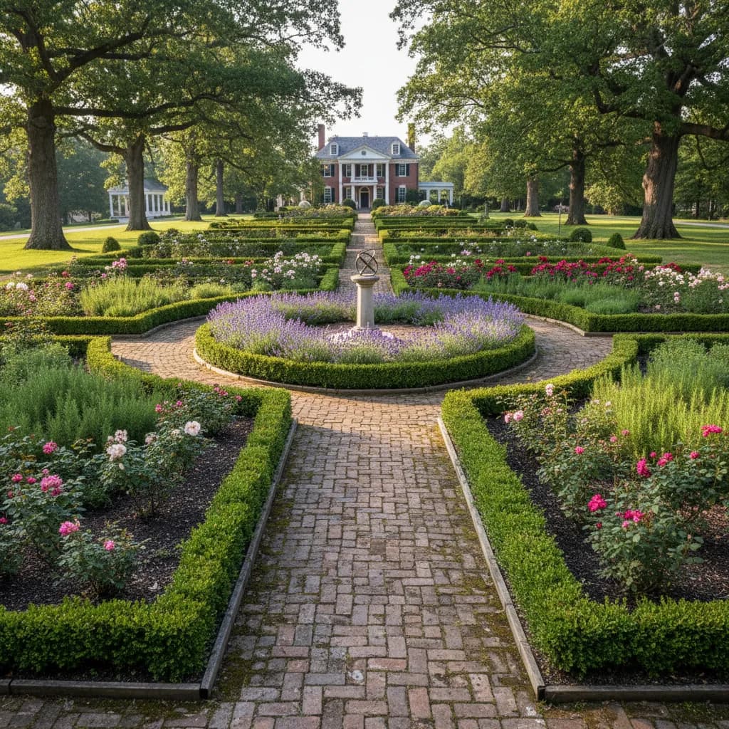 Colonial Garden landscaping style