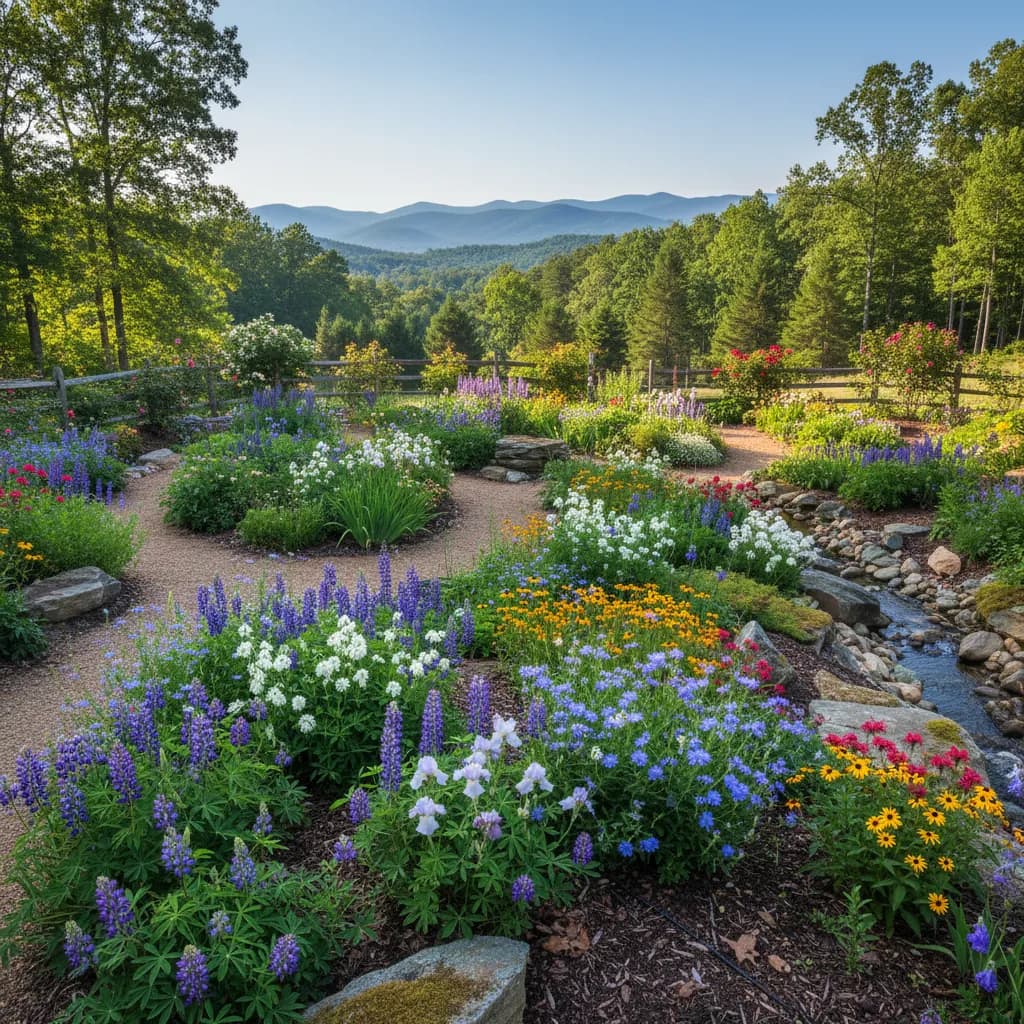 Mountain Wildflower Garden landscaping style