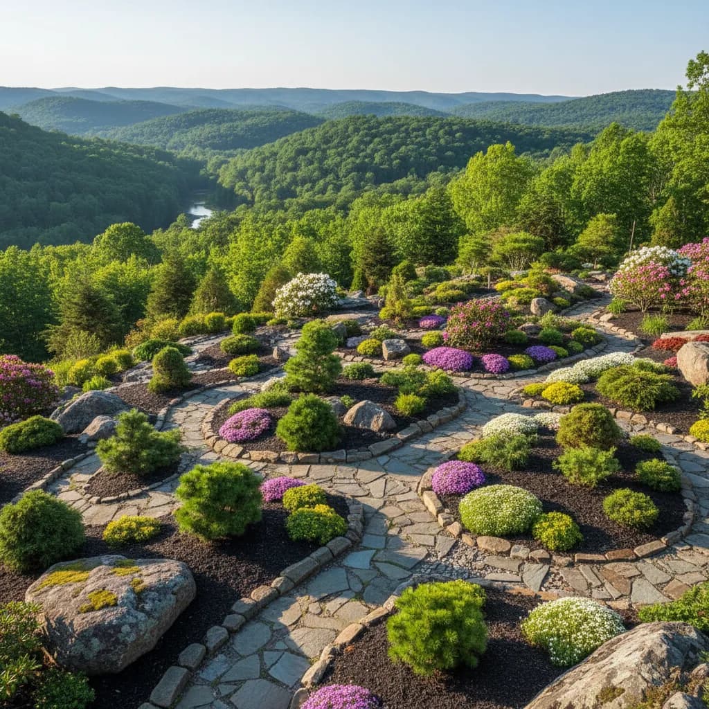 Mountain Garden landscaping style