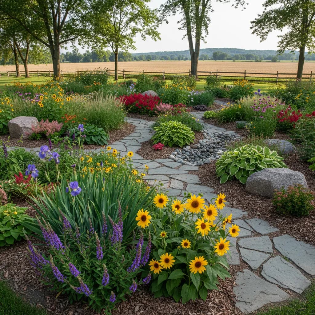 Cold Climate Perennial landscaping style