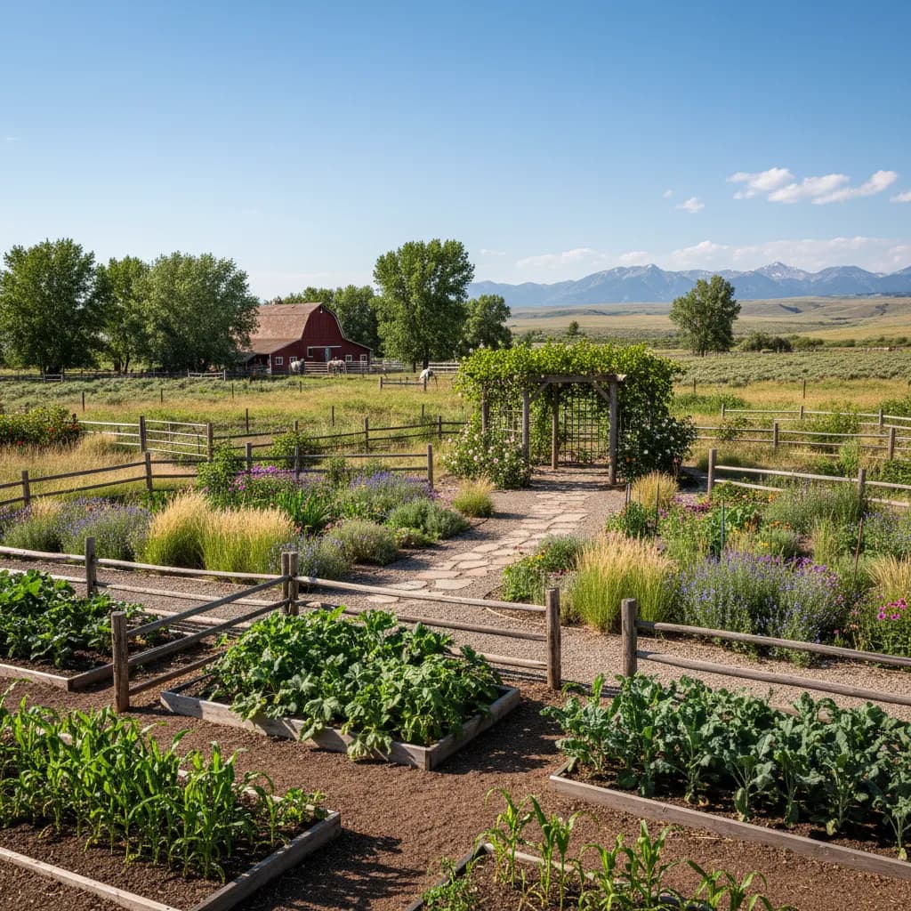 Ranch Landscape landscaping style
