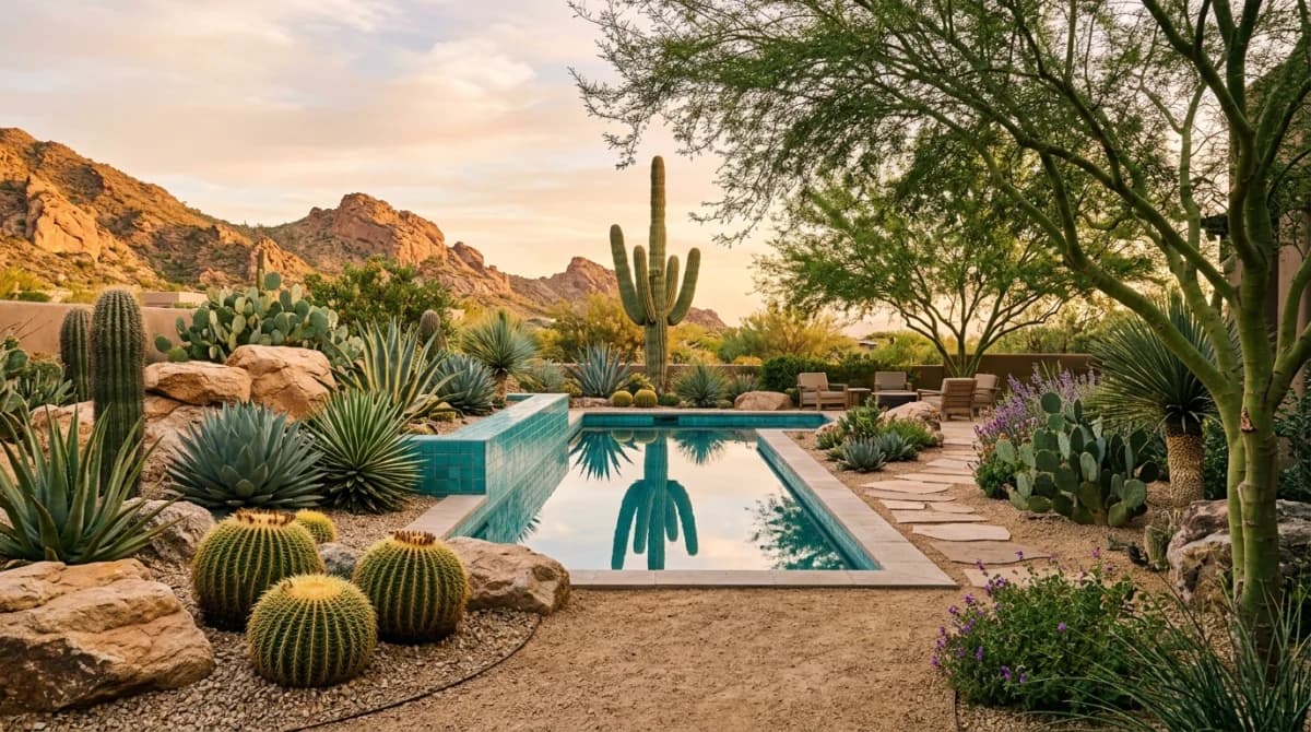 Desert Oasis garden design style