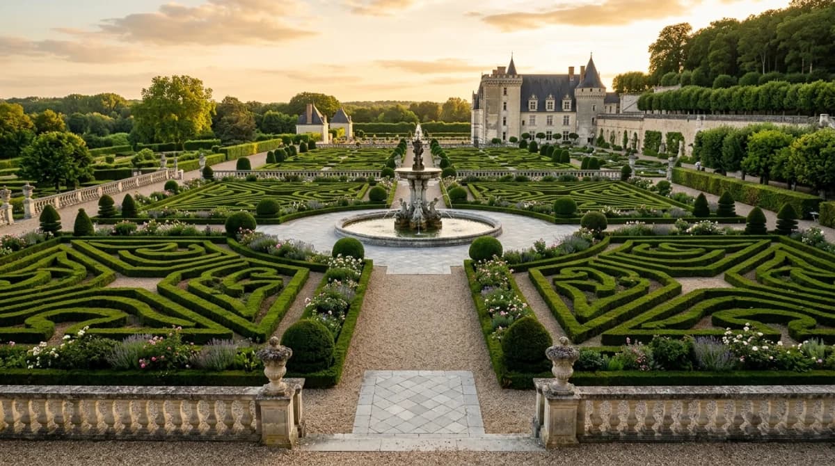 French Formal garden design style