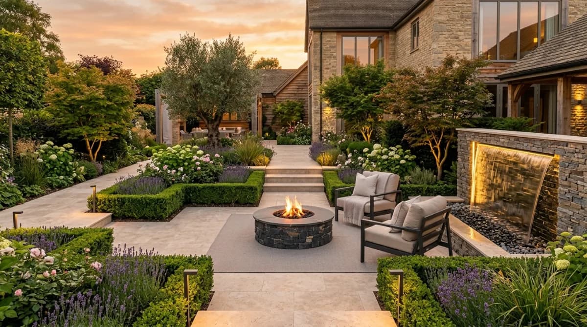 Luxury garden design style