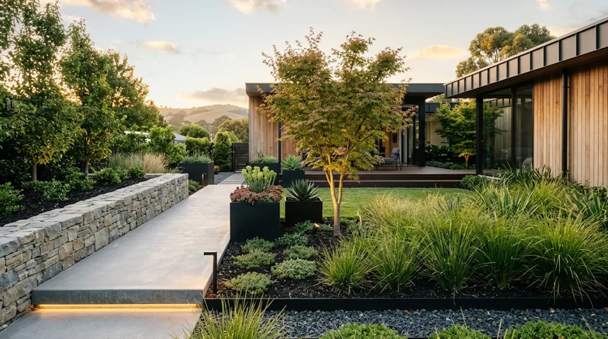 Modern Minimalist garden design style