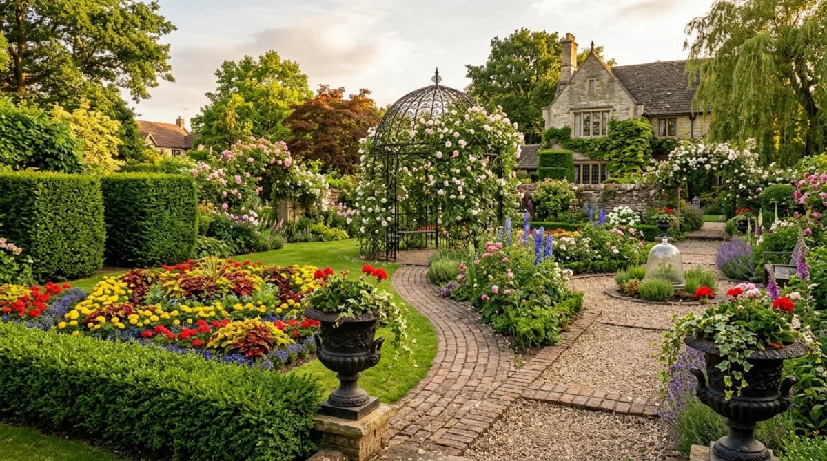 Victorian garden design style