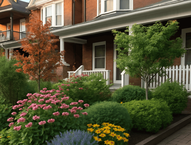 Garden after using Gardenly AI